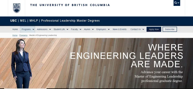 Screenshot apscpp.ubc.ca