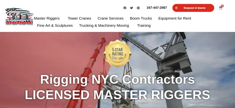 Screenshot RiggingNYC.com