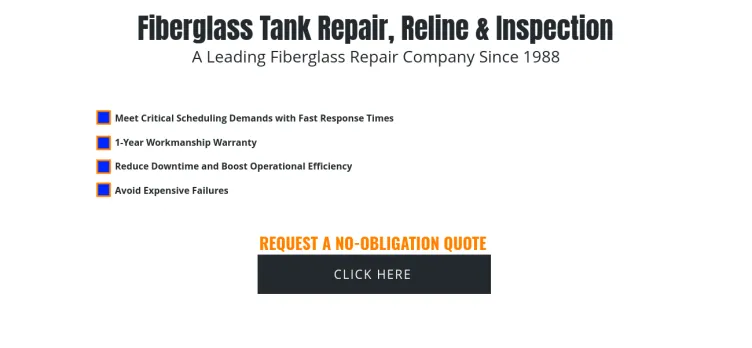 Screenshot RepairFiberglassTanks.com