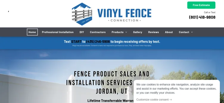 Screenshot Vinyl Fence Connection