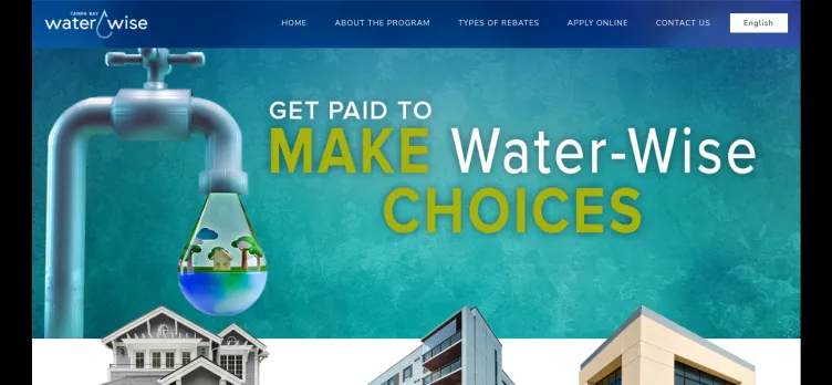 Screenshot Tampa Bay Water Wise