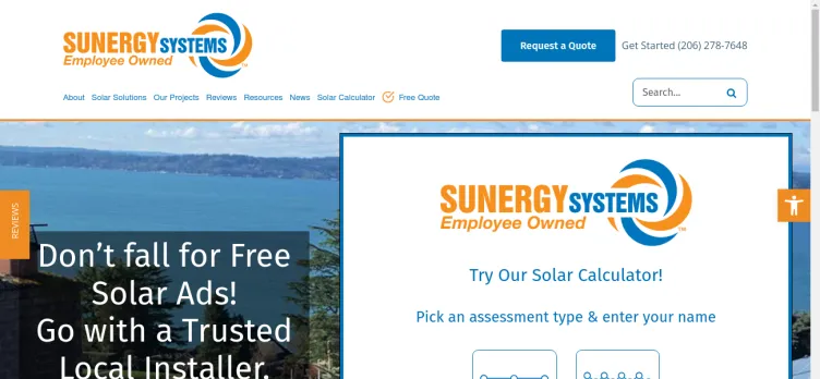 Screenshot Sunergy Systems