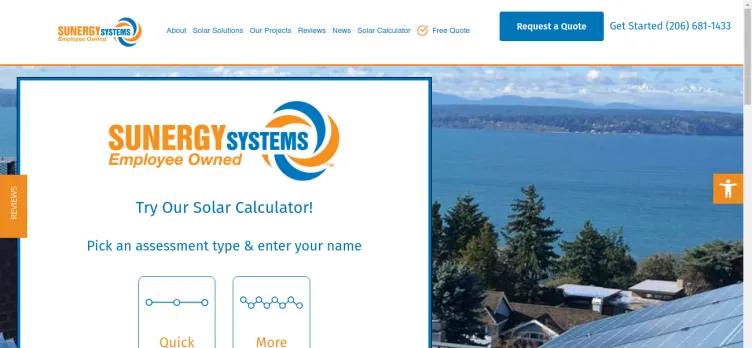 Screenshot Sunergy Systems