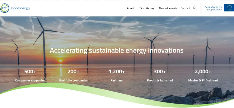 Screenshot InnoEnergy.com