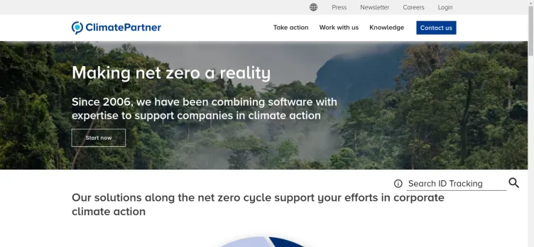 Screenshot ClimatePartner