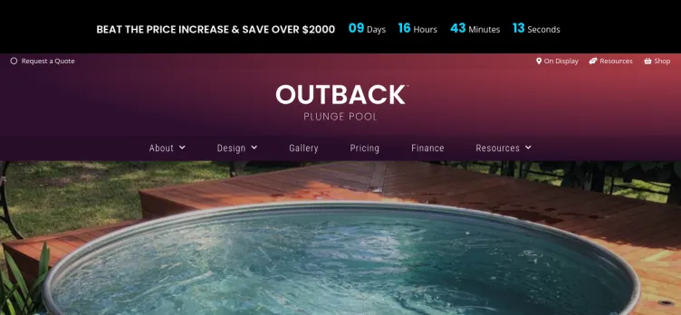 Screenshot Outback.com.au