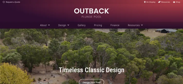 Screenshot Outback.com.au