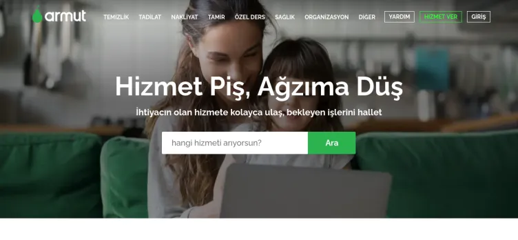 Screenshot Armut.com