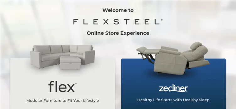 Screenshot FlexsteelStore.com