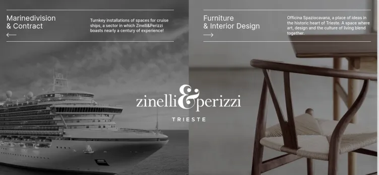 Screenshot Zinelli & Perizzi