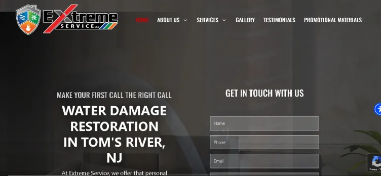 Screenshot ExtremeServiceNJ.com