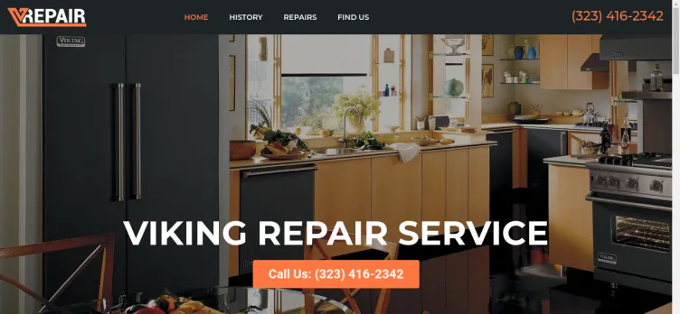 Screenshot Viking Repair Service