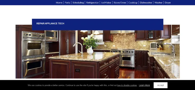 Screenshot Repair Appliance Tech