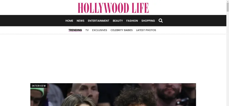 Screenshot Hollywood Life
