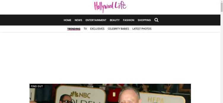 Screenshot Hollywood Life