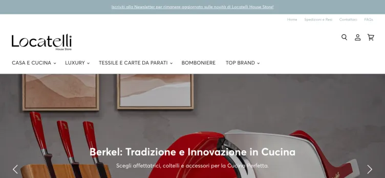 Screenshot Locatelli House Store