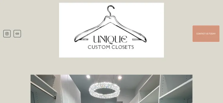 Screenshot Unique Custom Closets