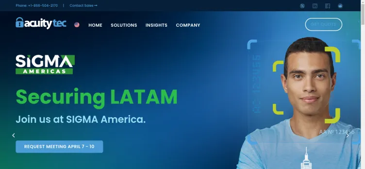 Screenshot AcuityTec