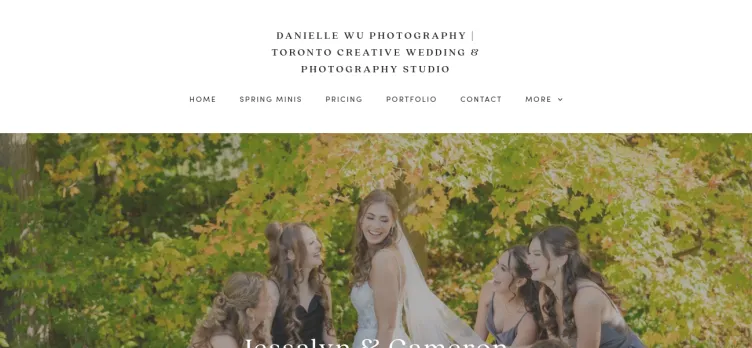 Screenshot Danielle Wu Photography