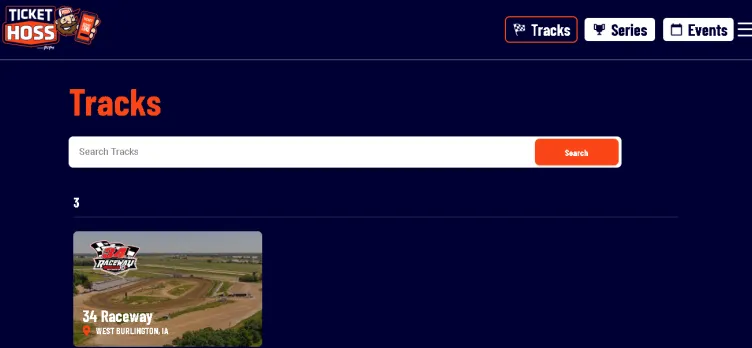 Screenshot tickethoss.com