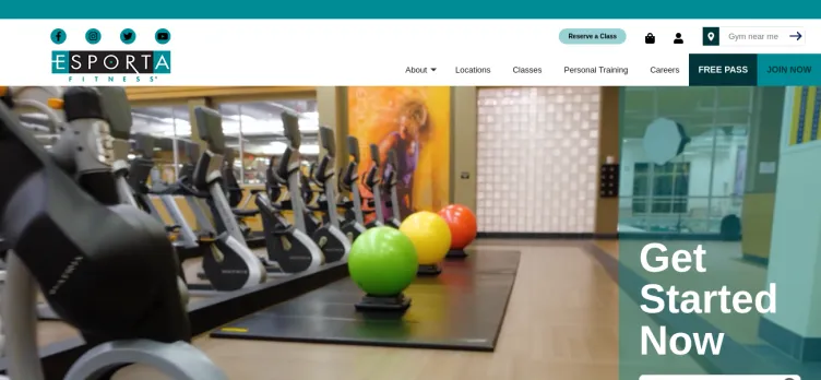 Screenshot EsportaFitness.com
