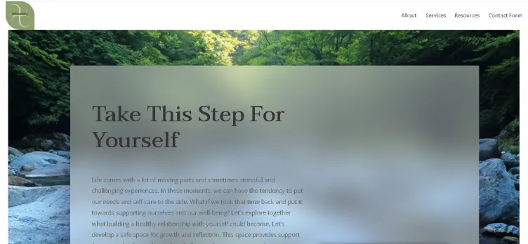 Screenshot AmandaMauroCounseling.com