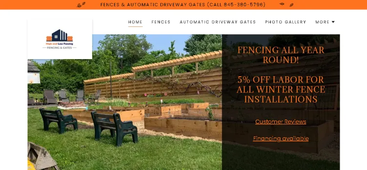 Screenshot High and Low Fencing