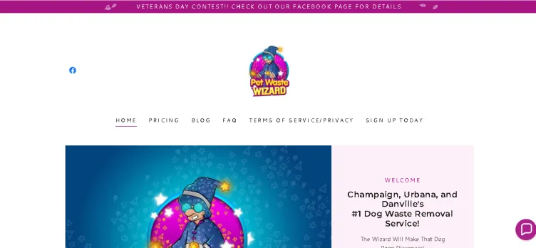 Screenshot Pet Waste Wizard
