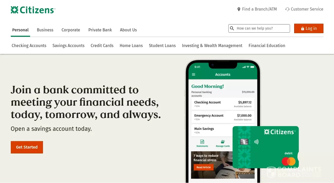 Citizens Bank Reviews 2024 All You Need to Know ComplaintsBoard