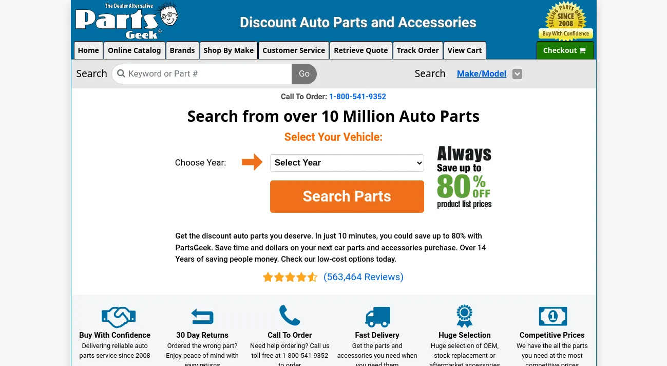 Parts Geek Customer Service Phone, Email, Address, Contacts