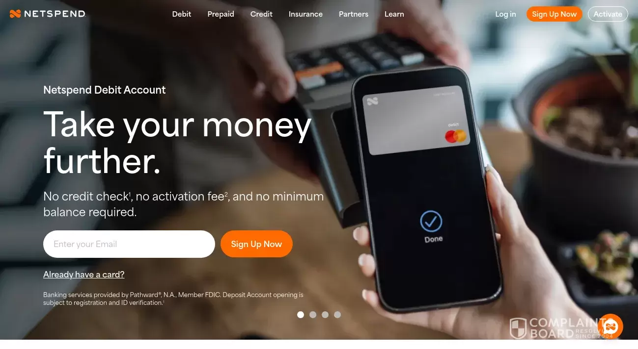NetSpend Review: scam and cheating - ComplaintsBoard.com