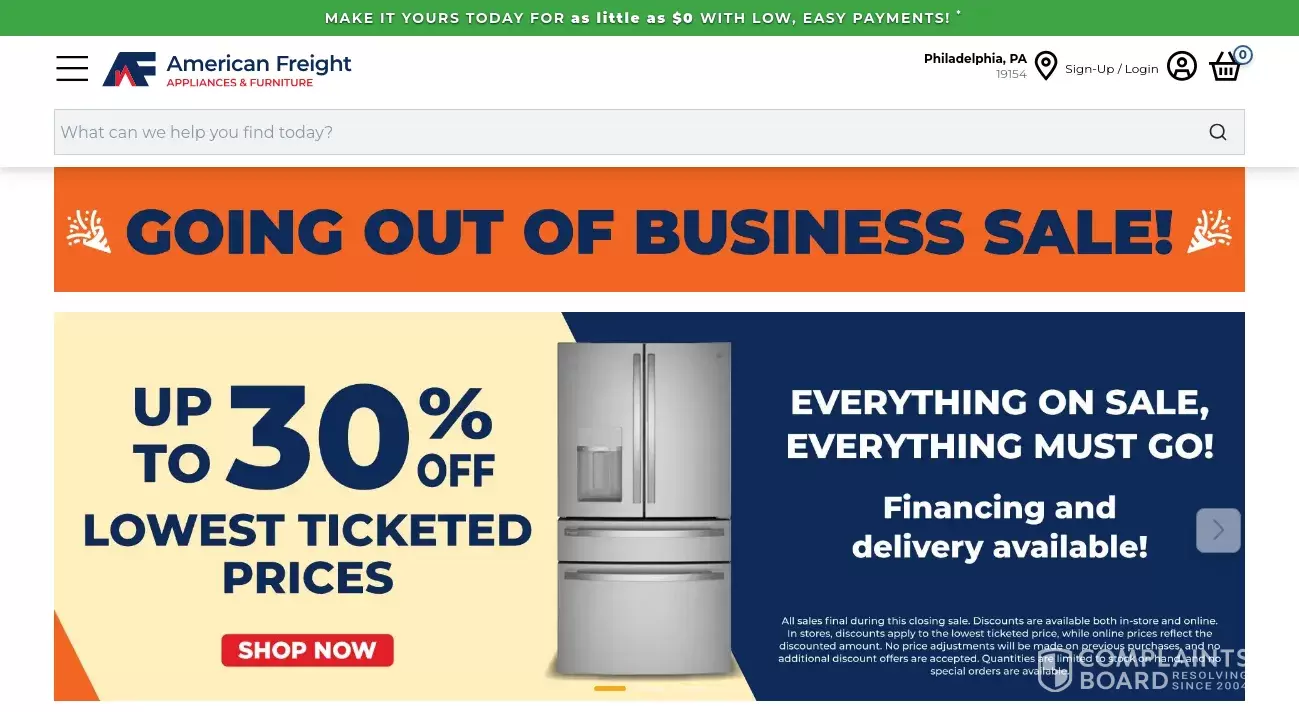 American Freight Customer Service Phone, Email, Address, Contacts