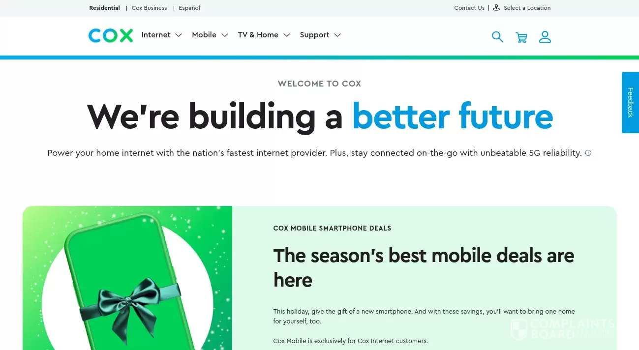 Cox Communications Review Service and billing fraud