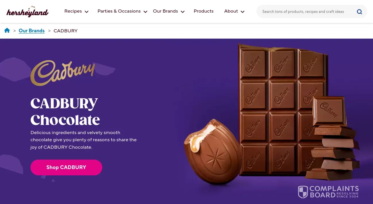 Cadbury Customer Service Phone, Email, Address, Contacts ComplaintsBoard