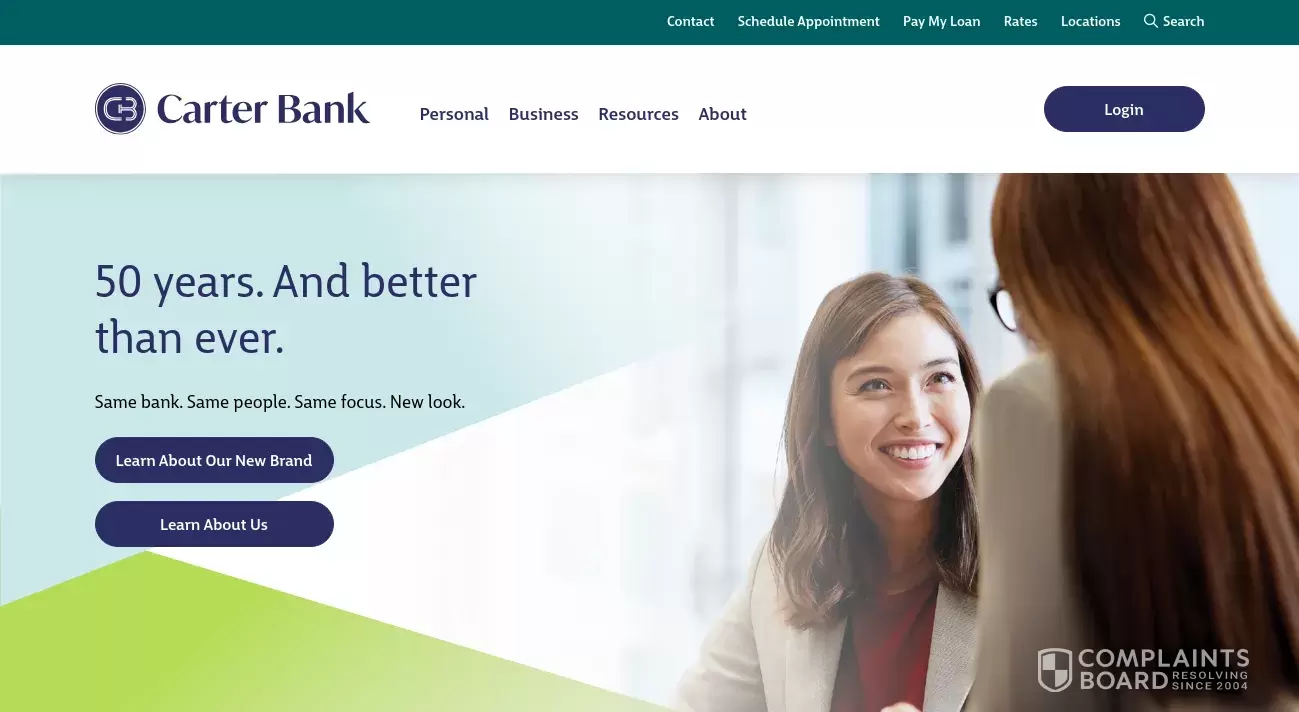 Carter Bank & Trust Roanoke Va Carter Bank & Trust: Reviews, Complaints, Customer Claims | ComplaintsBoard