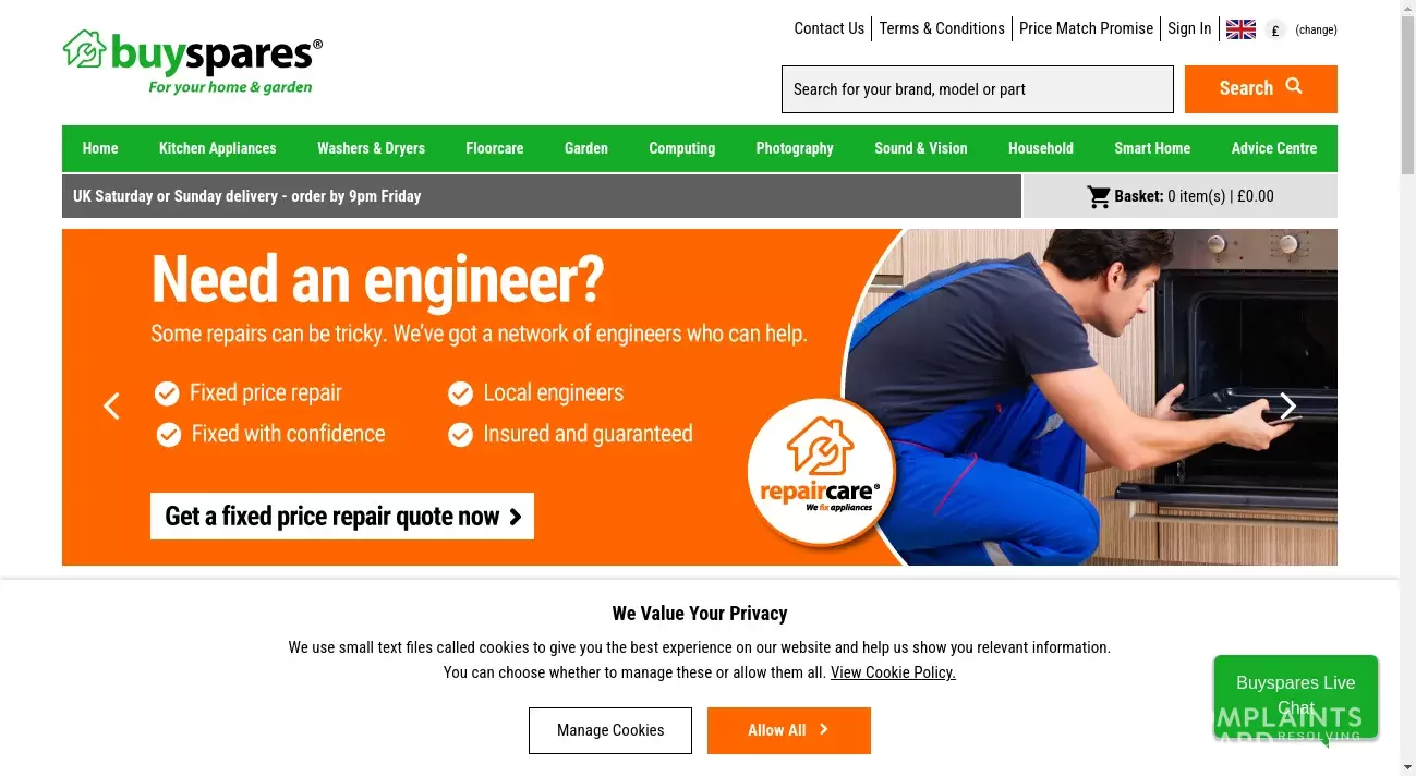 BuySpares Reviews 2024 All You Need to Know ComplaintsBoard