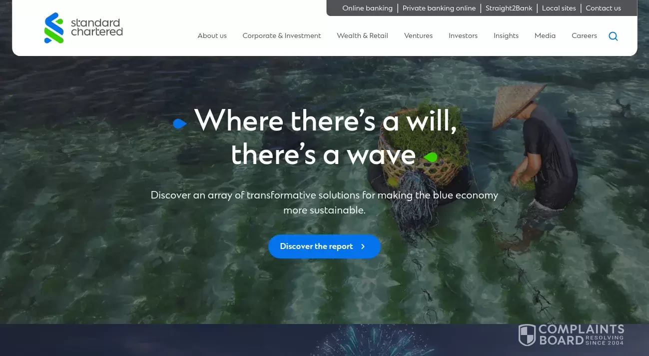 Standard Chartered Bank Customer Service Phone, Email, Address