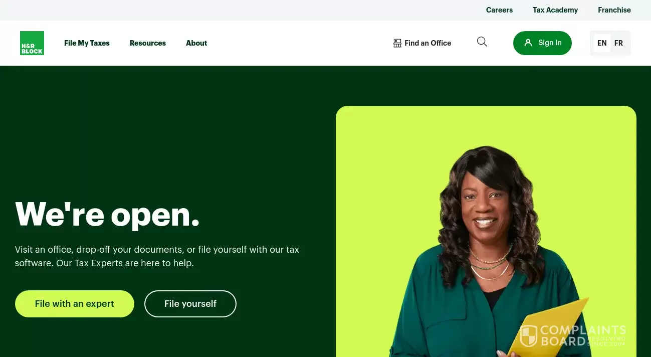 H&R Block / HRB Digital Customer Service Phone, Email, Address