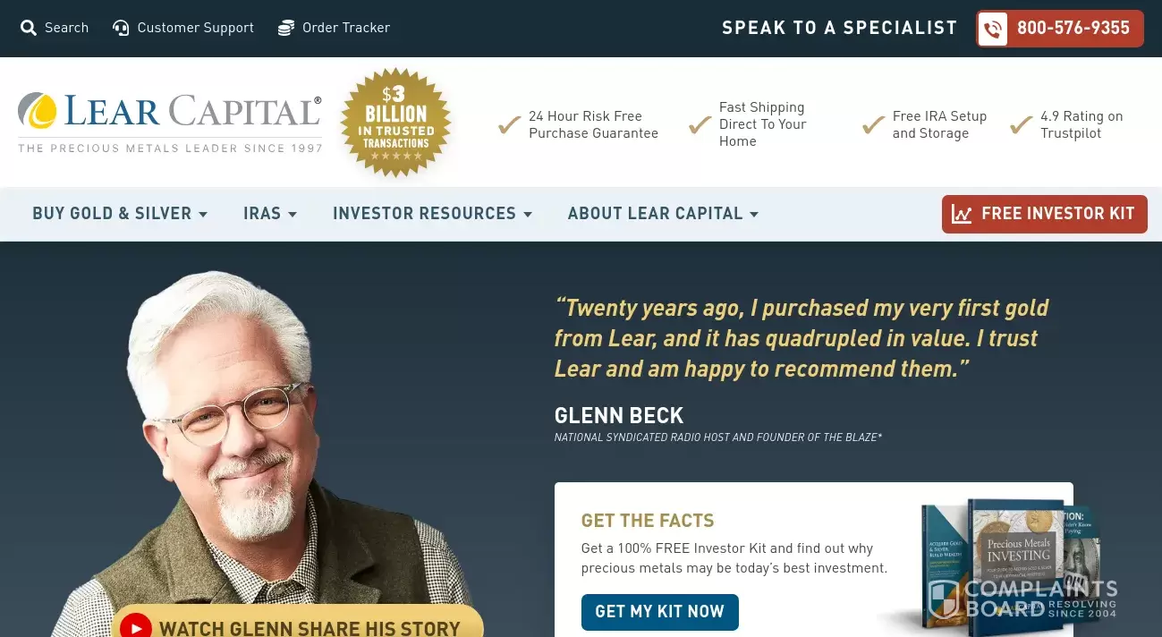 Lear Capital Reviews 2024 All You Need to Know ComplaintsBoard