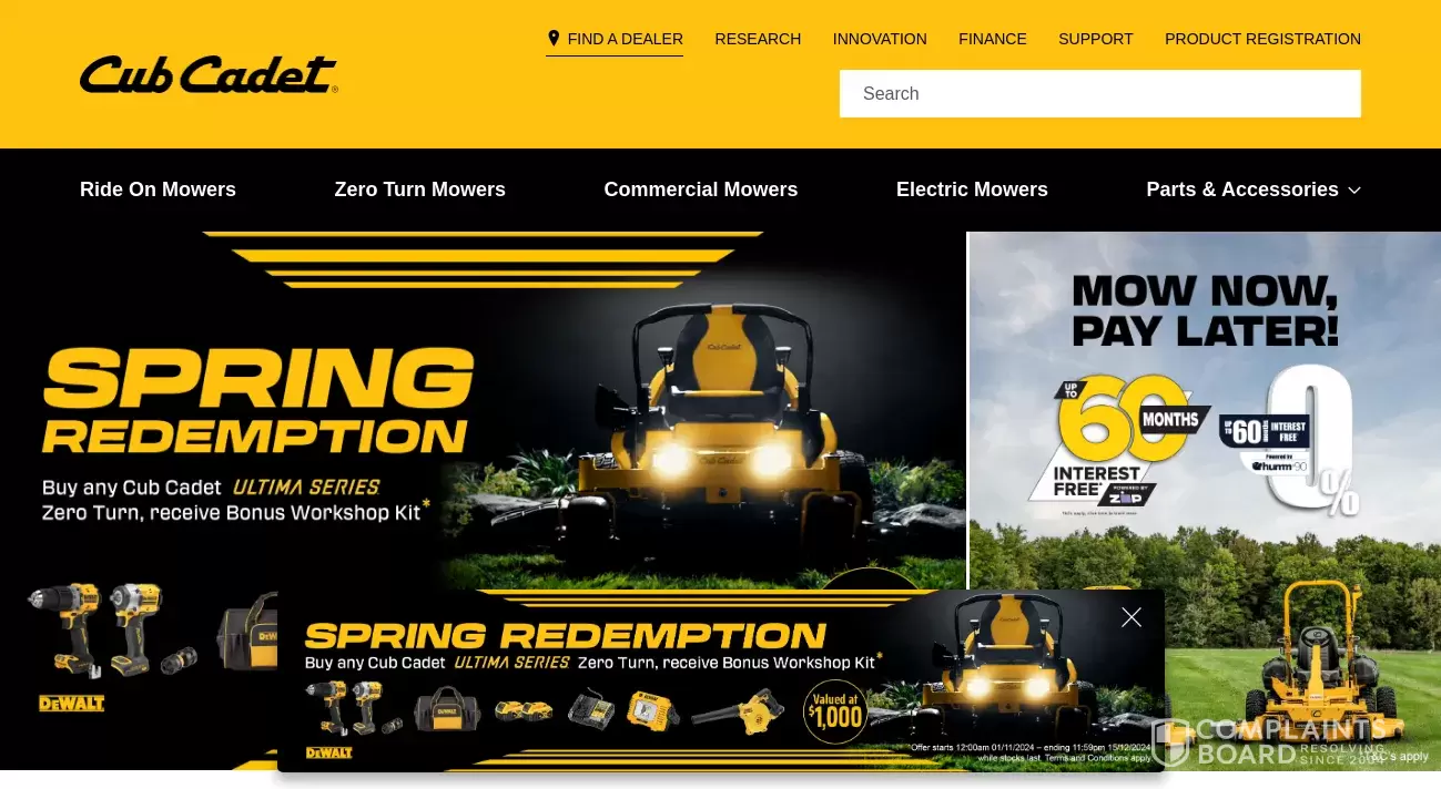 Cub Cadet Customer Service Phone, Email, Address, Contacts ComplaintsBoard