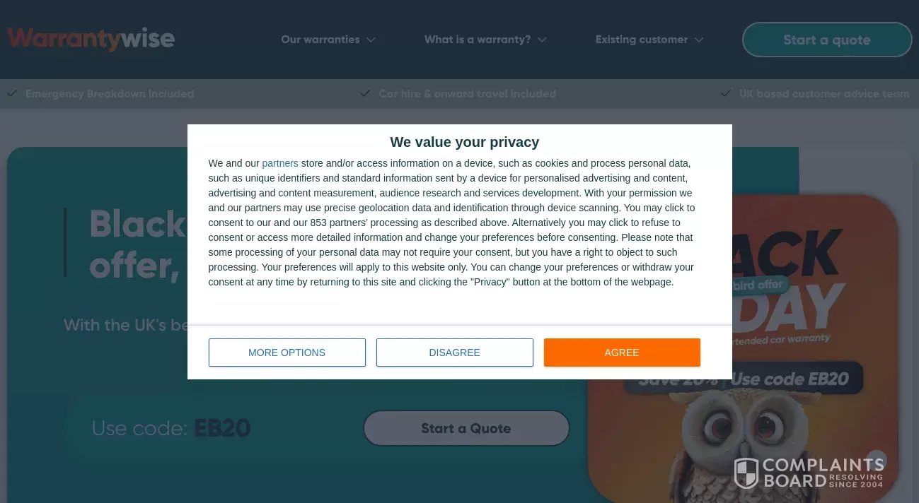 [Resolved] Warrantywise Review Don't use them