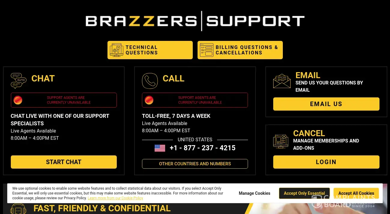Brazzers Customer Service Phone, Email, Address, Contacts ComplaintsBoard