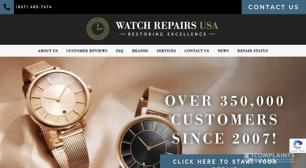 Watch Repairs USA Review: Scamming - ComplaintsBoard.com