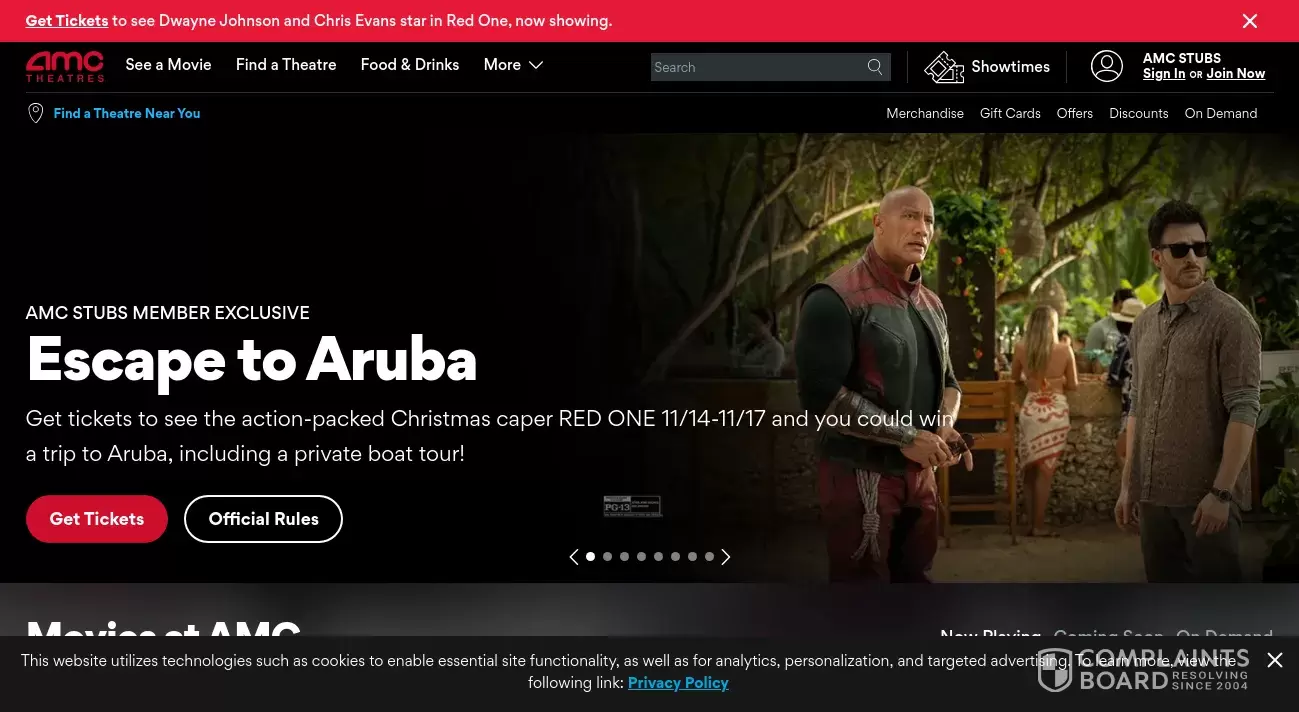 AMC Theatres Customer Service Phone, Email, Address, Contacts ComplaintsBoard