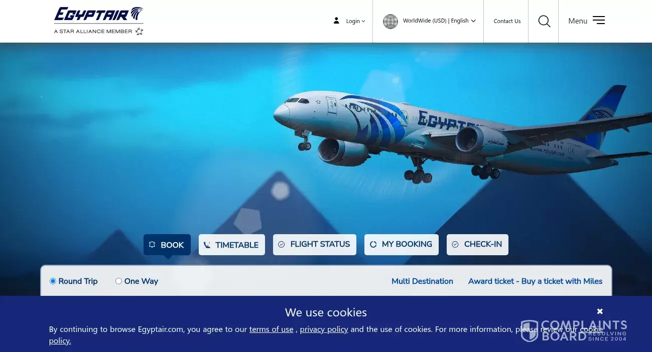 Egypt Airlines / EgyptAir Customer Service Phone, Email, Address