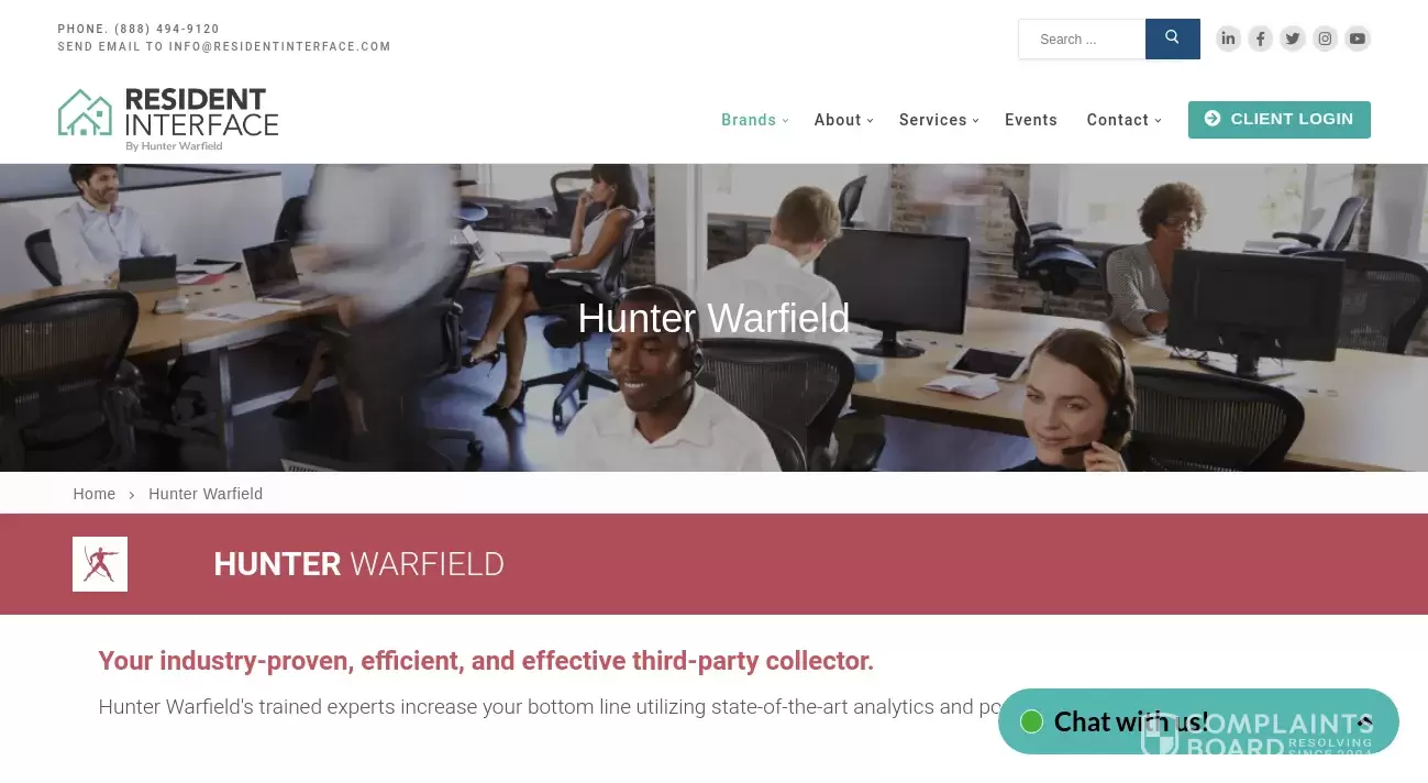Hunter Warfield Collection Agency Phone Number Hunter Warfield Reviews 2024 – All You Need to Know | ComplaintsBoard