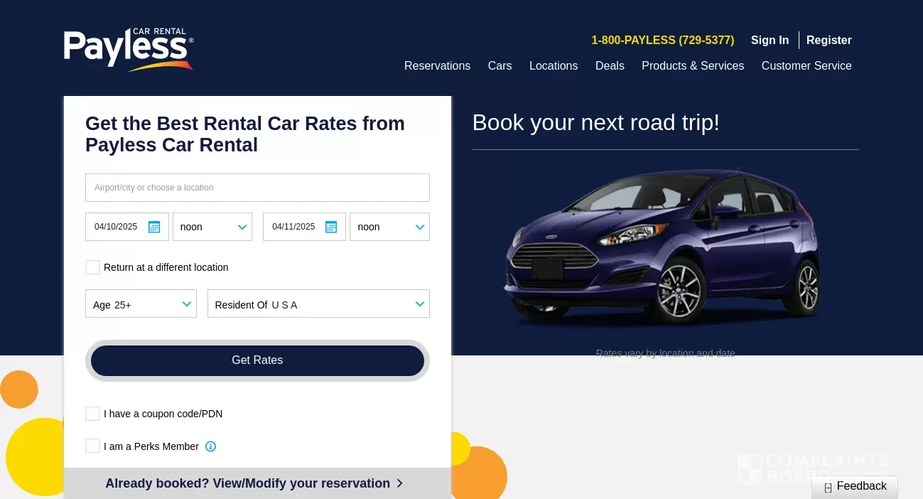 Payless Car Rental Customer Service Phone, Email, Address, Contacts