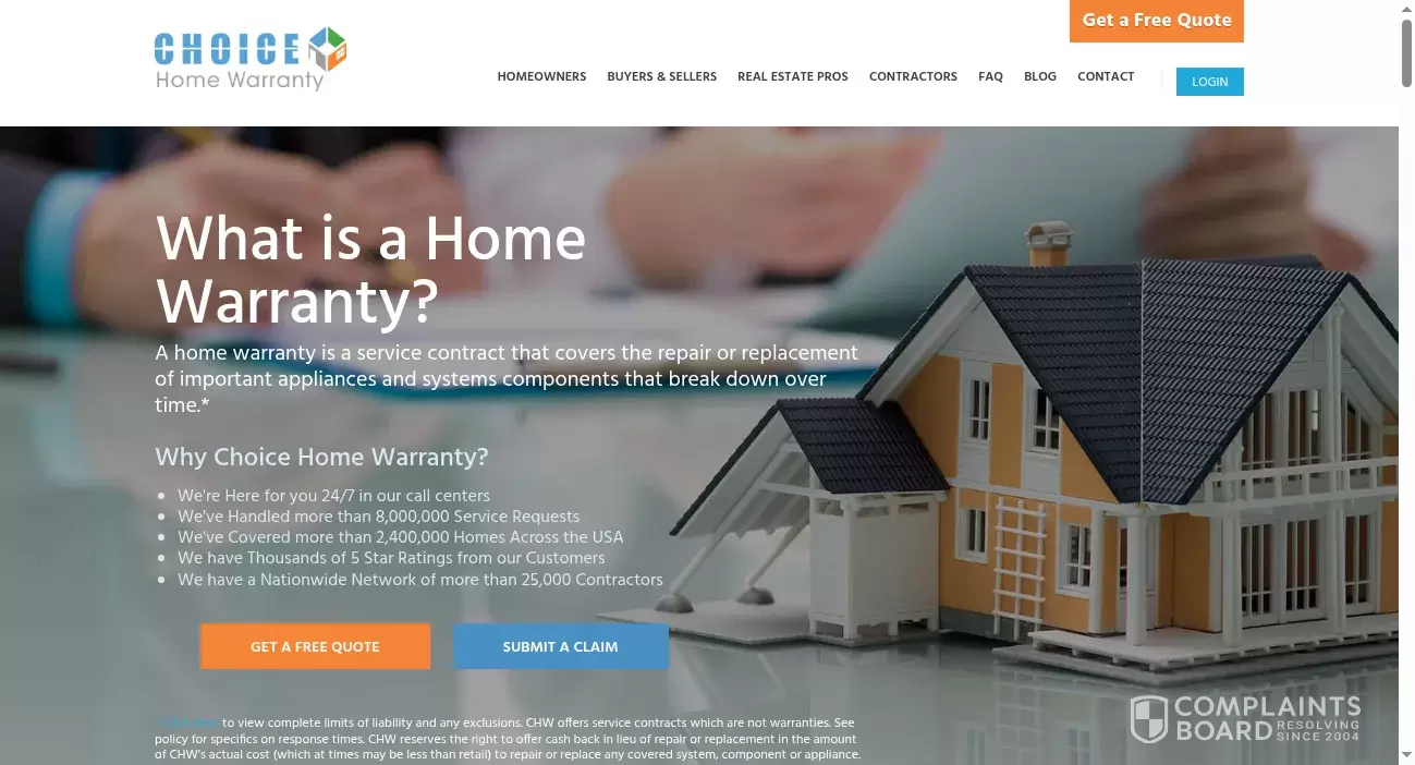 Choice Home Warranty Reviews 2024 All You Need to Know ComplaintsBoard