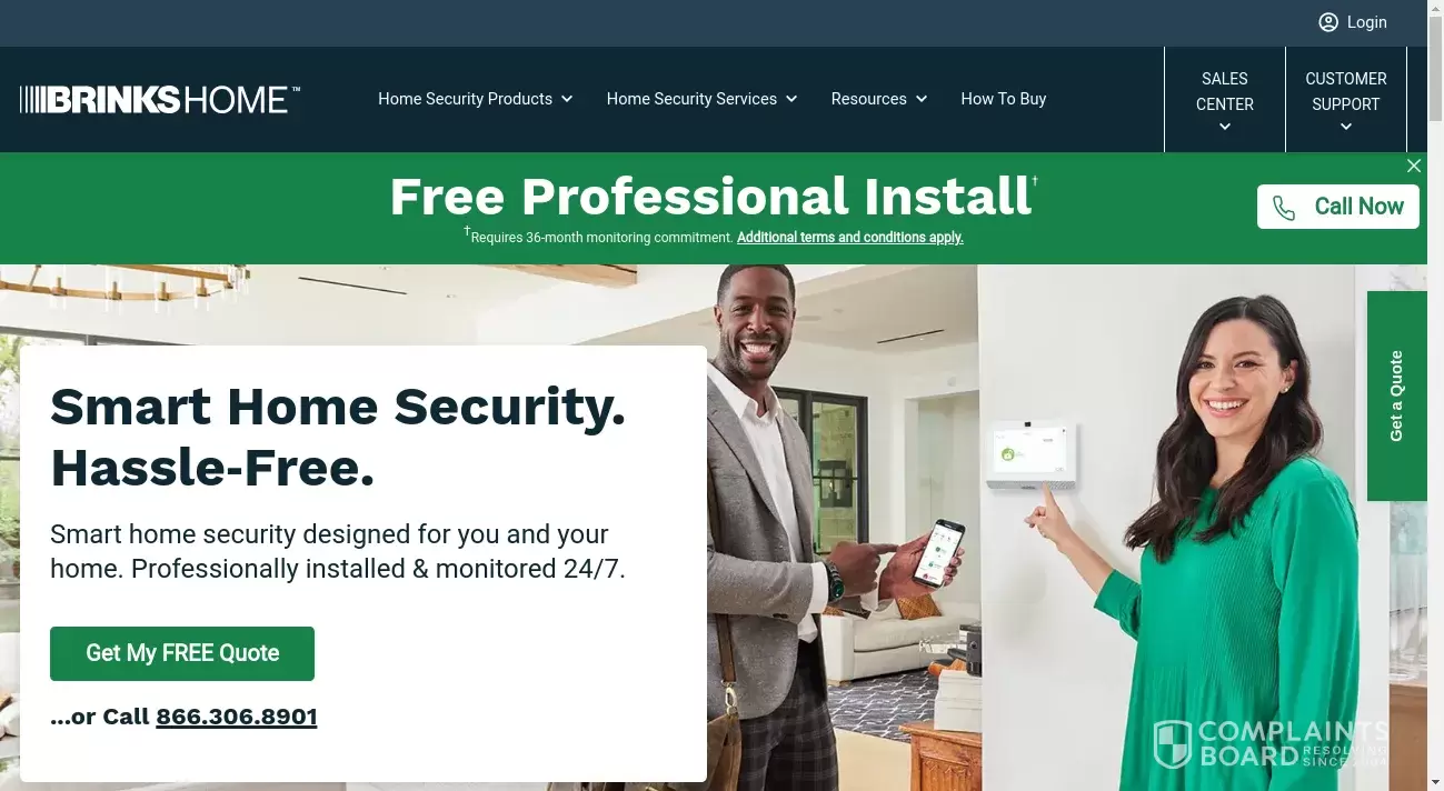 Brinks Home Security Customer Service Phone, Email, Address, Contacts ComplaintsBoard