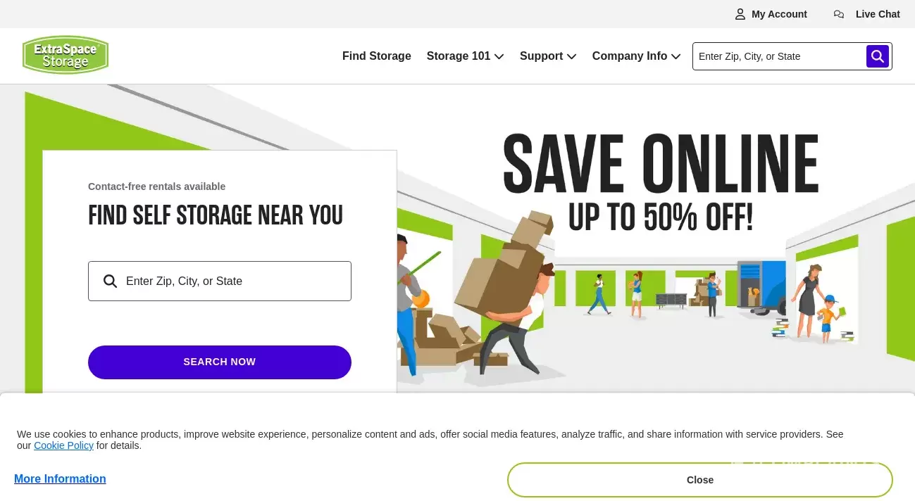 Extra Space Storage Customer Service Phone, Email, Address, Contacts